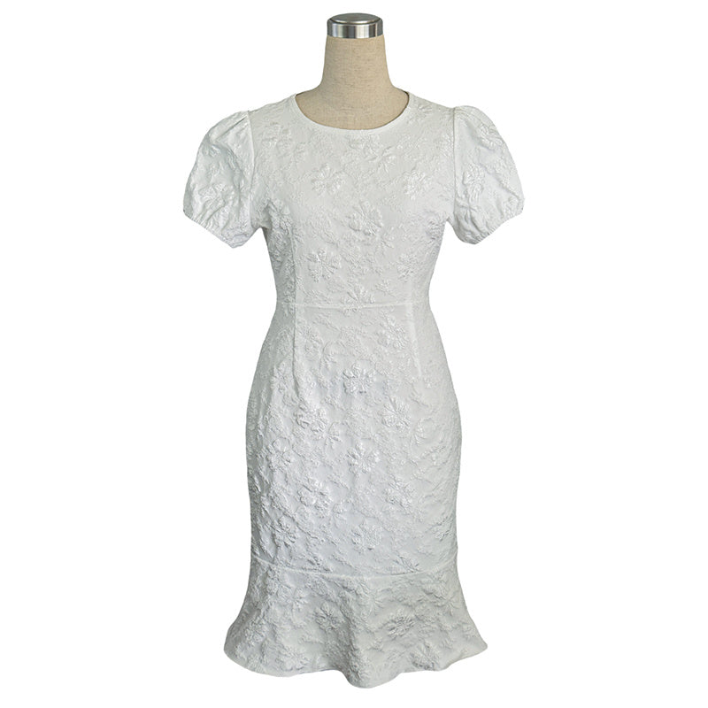 Robe Jacquard Fleurie