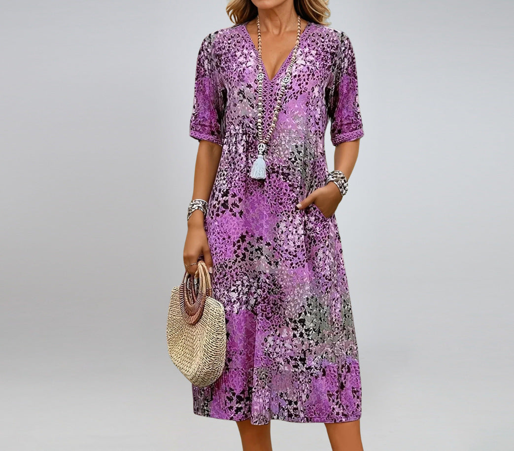 Robe Bohème d'Été à Poches