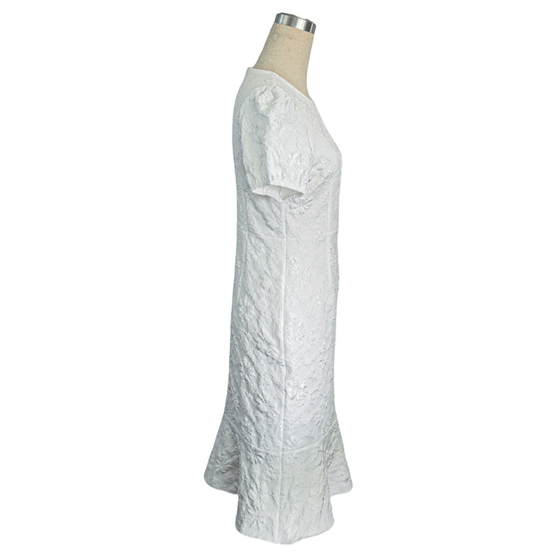 Robe Jacquard Fleurie